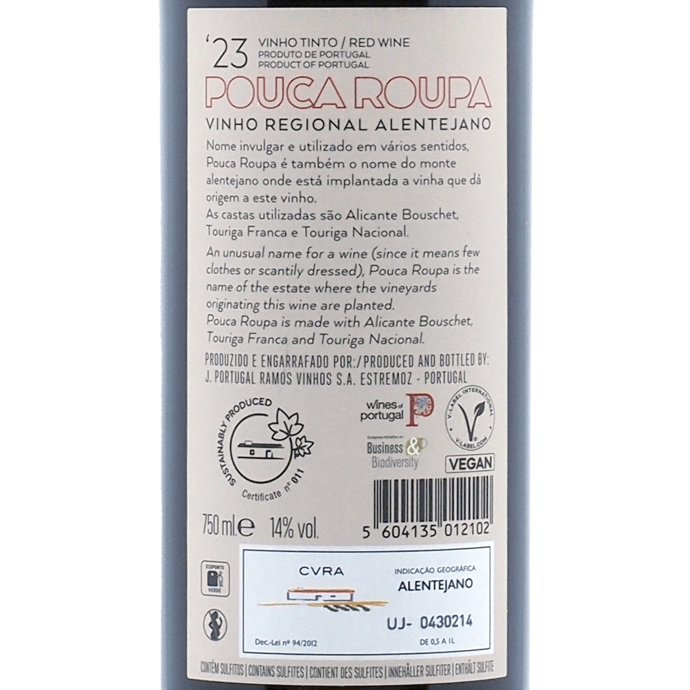 Pouca Roupa - Portugal Best Wines