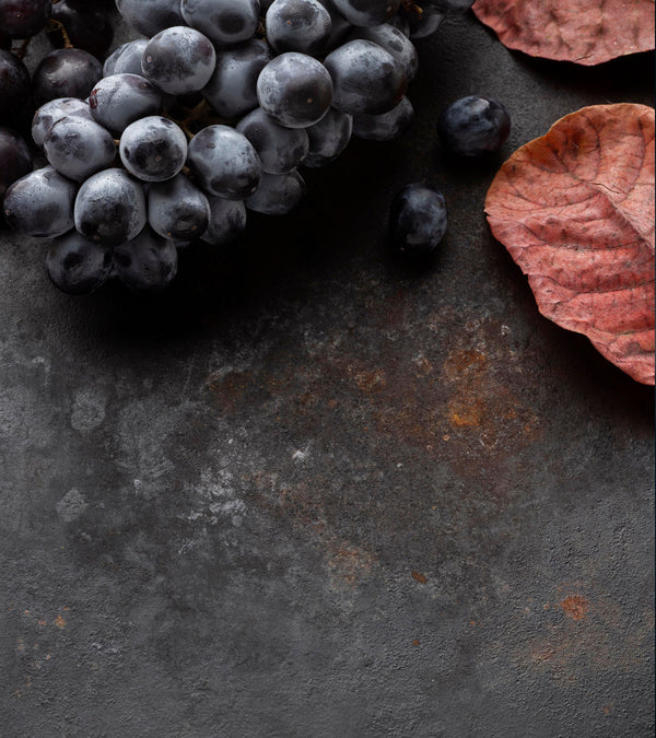 A bunch of fresh grapes