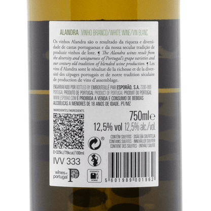 100148 - Alandra White - White Wine - Portugal Best Wines