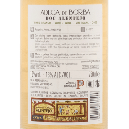 100154 - Adega de Borba White - White Wine - Portugal Best Wines