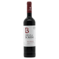 Red wine bottle with 'Adegá de Borba' label on a white background