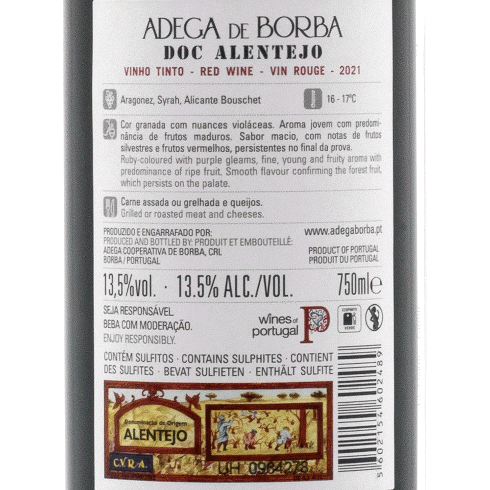 Adega de Borba DOC - Portugal Best Wines