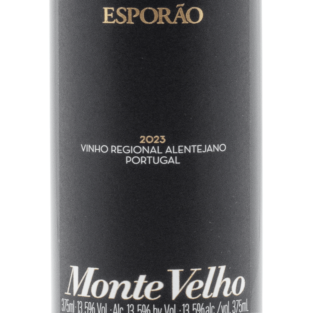 Monte Velho wine bottle showcasing a ruby-colored wine from Alentejo, Portugal with rich aromas of red and wild berries.
