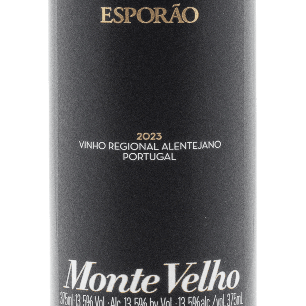 Monte Velho wine bottle showcasing a ruby-colored wine from Alentejo, Portugal with rich aromas of red and wild berries.