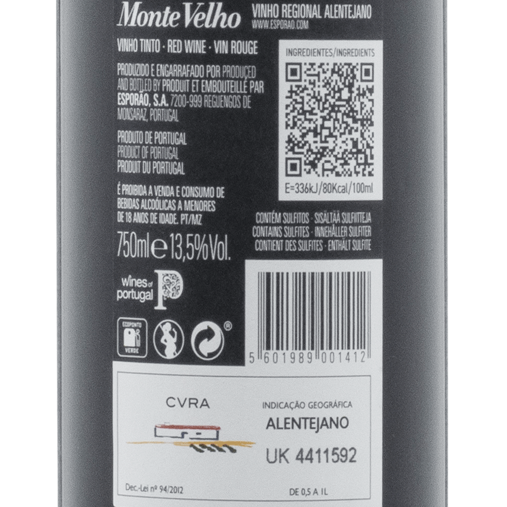 Monte Velho Red - Portugal Best Wines