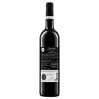 A bottle of Vallado Vallado Sousão Douro D.O.C. 2021 red wine shown from the back