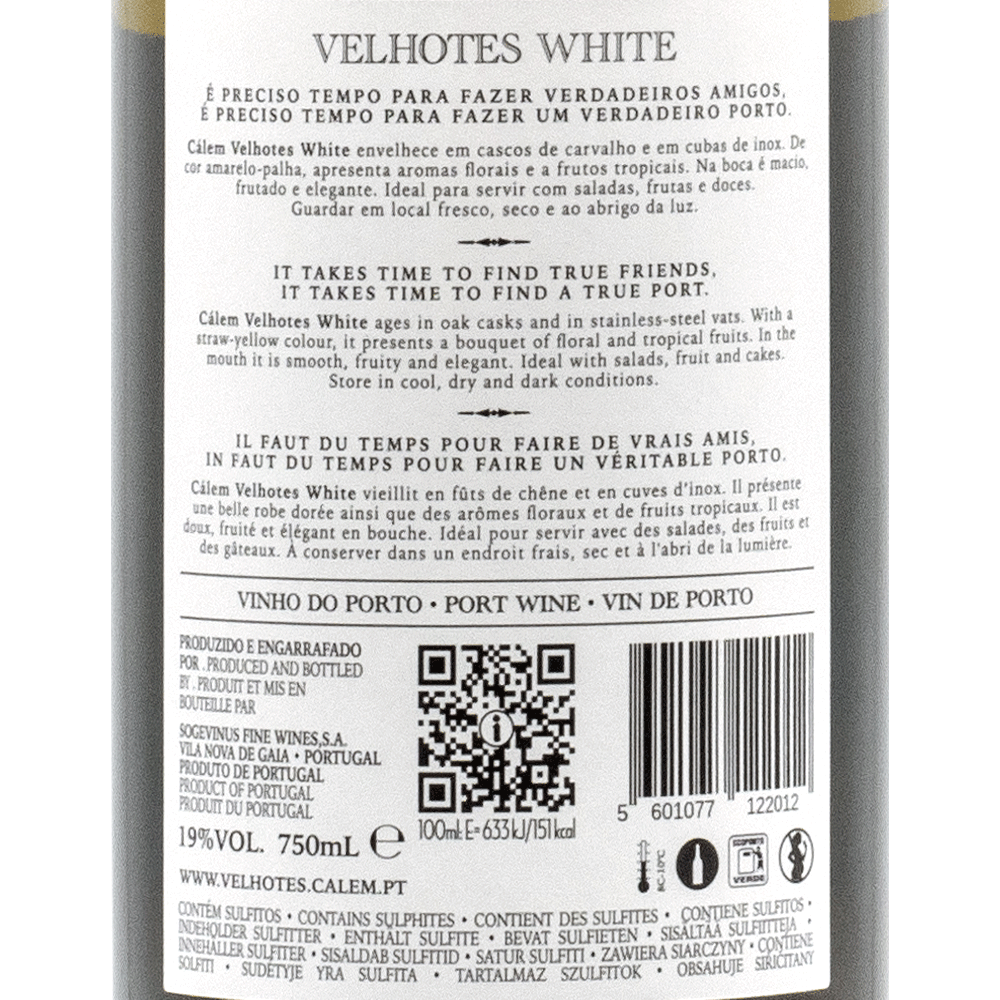 Cálem Velhotes White - Portugal Best Wines