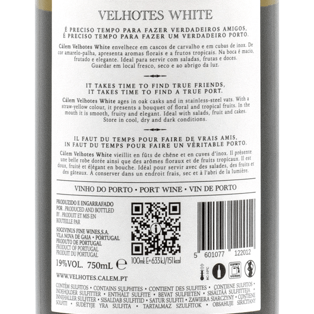 Cálem Velhotes White - Portugal Best Wines