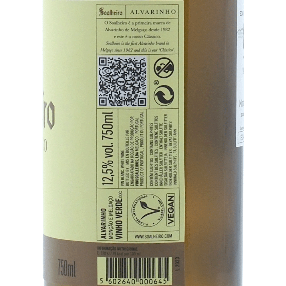 Soalheiro Alvarinho - Portugal Best Wines