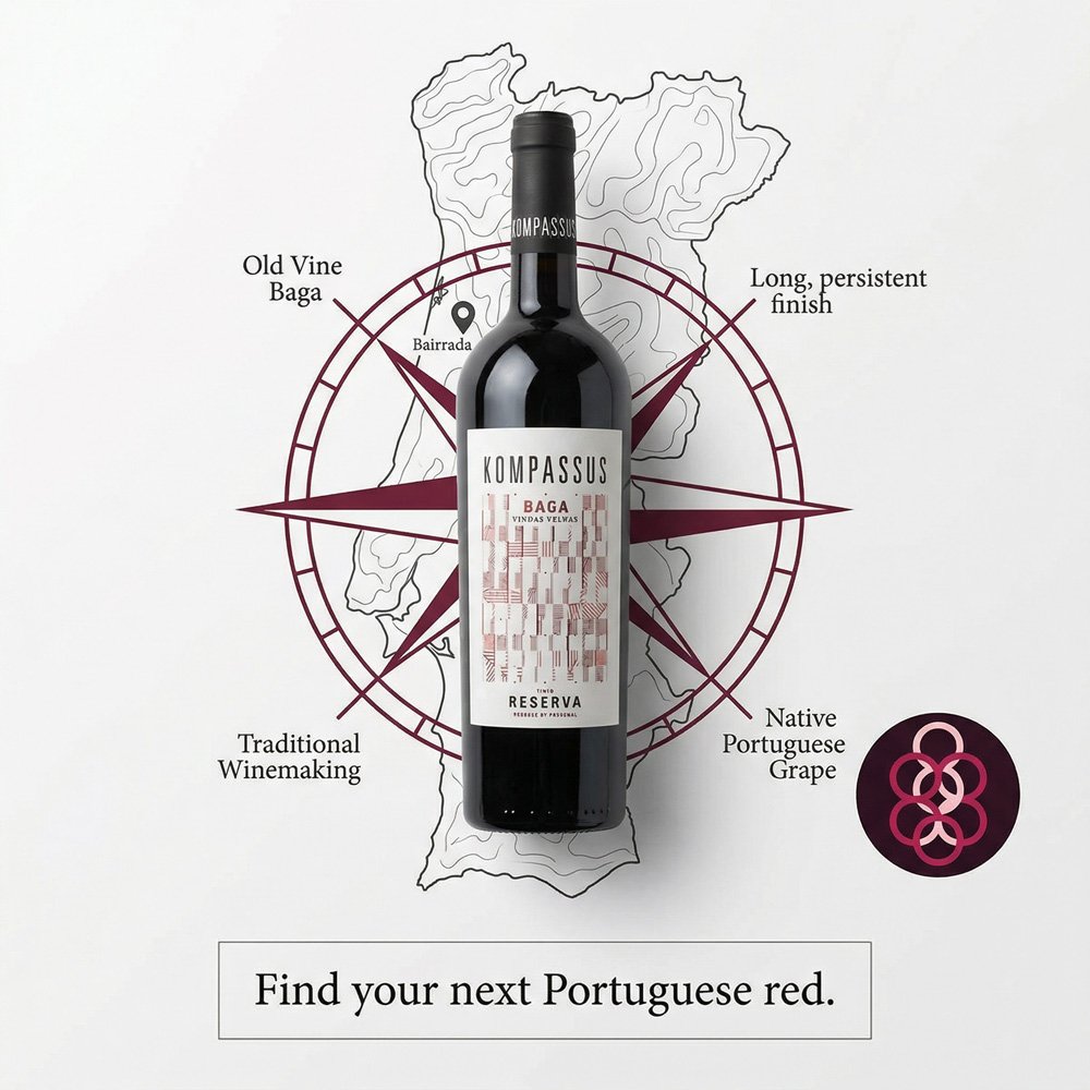 101211 - Kompassus Reserva 2021 - Red Wine - Portugal Best Wines