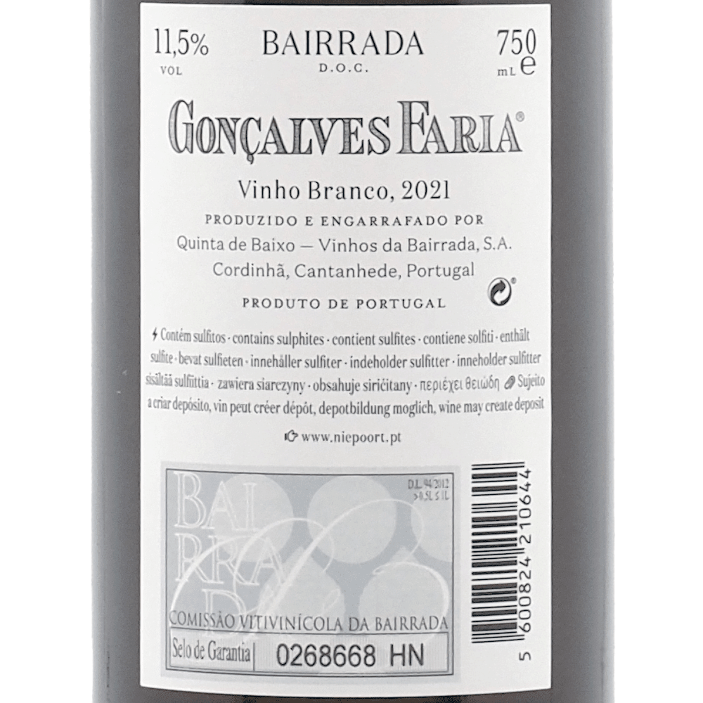Gonçalves Faria white - Portugal Best Wines
