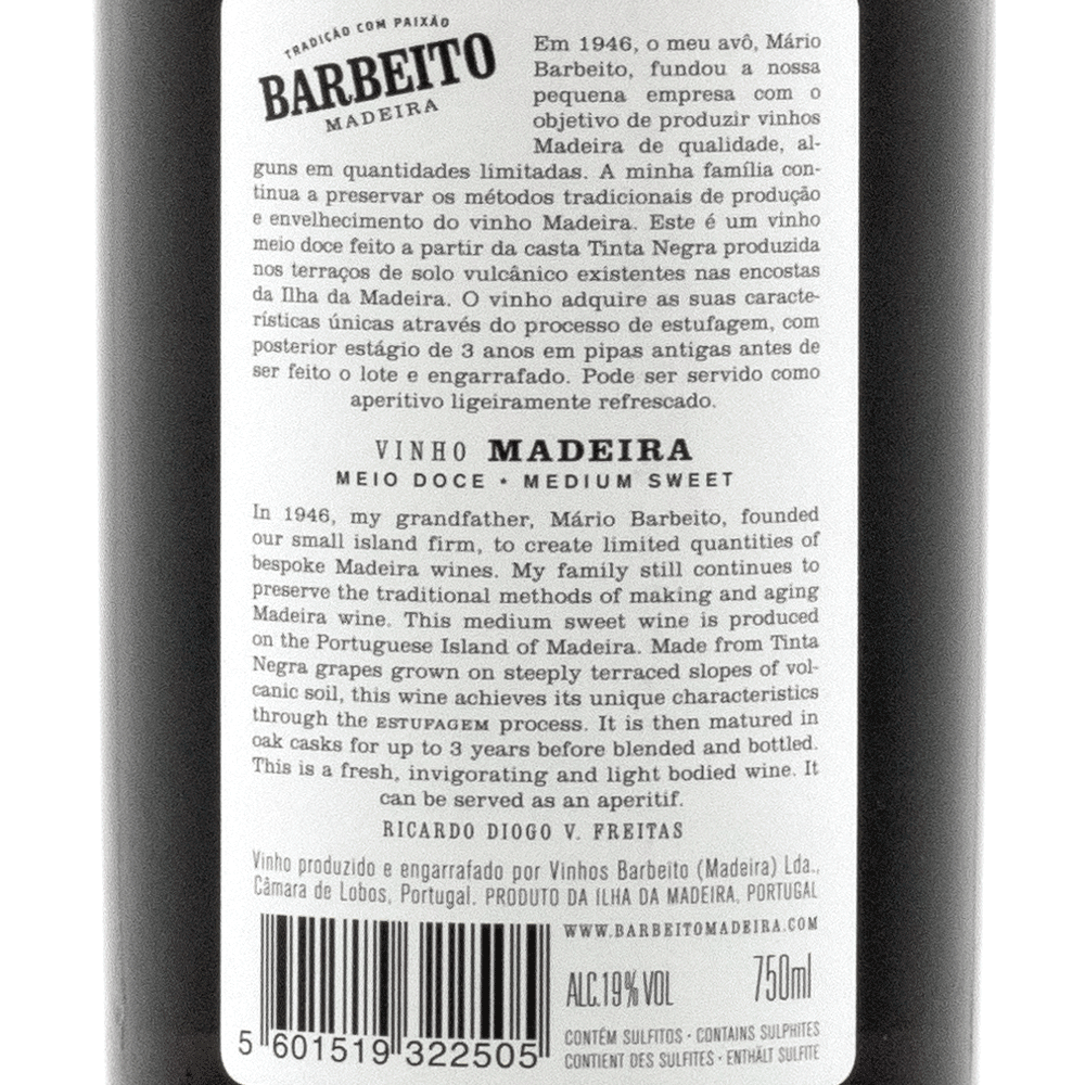 Barbeito 3 years old - Portugal Best Wines