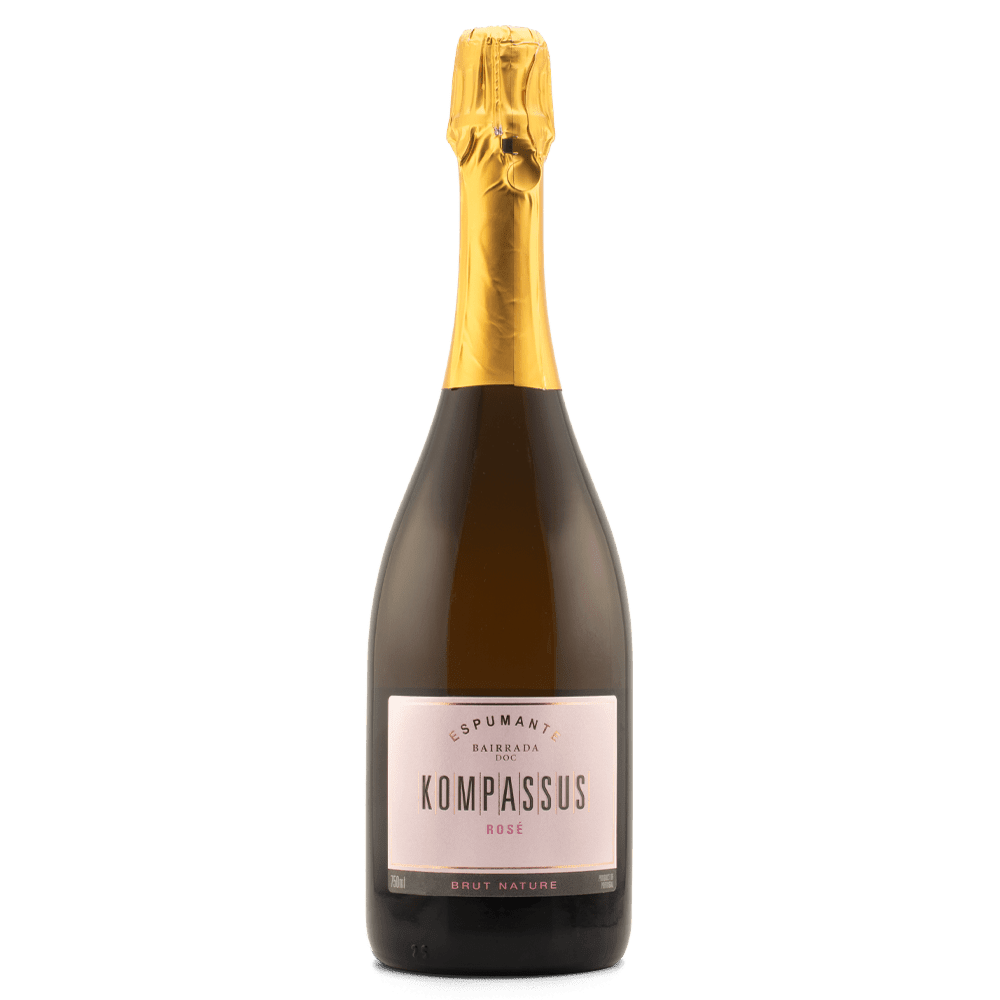 Kompassus Rosé Brut Bairrada Baga Bottle Front