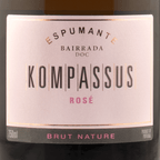 Kompassus Rosé Brut Bairrada Baga Bottle Front Label