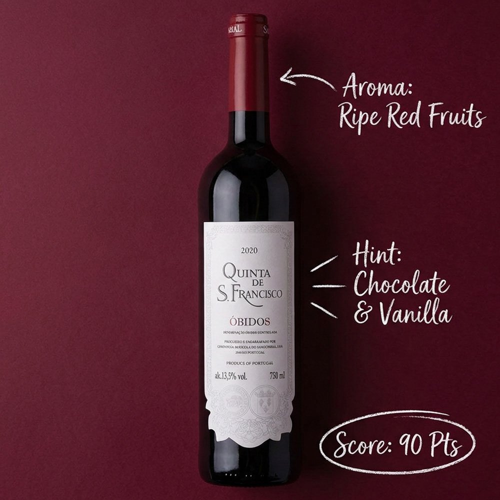 101380 - Quinta de S. Francisco Óbidos 2020 - Red Wine - Portugal Best Wines