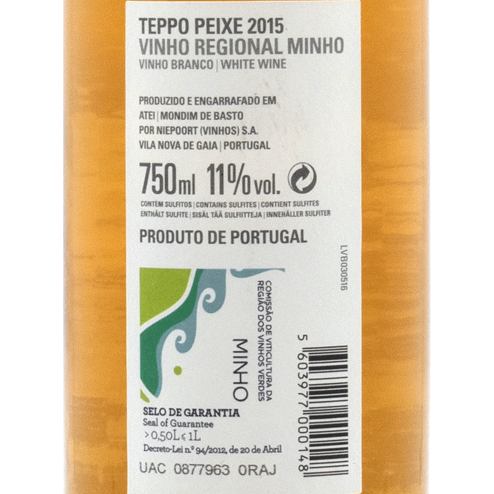 Teppo Peixe 2015 - Portugal Best Wines