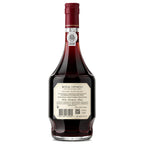 The back of a Royal Oporto 10 Year Old Tawny Port wine bottle, showing the printed label and barcode against a plain white background.
