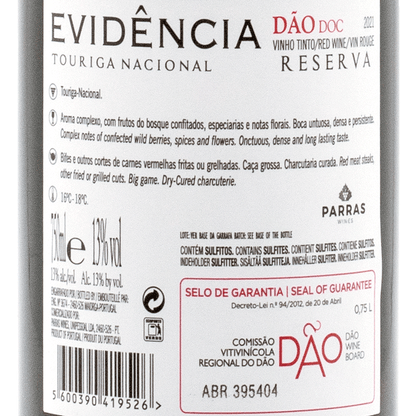 Evidência Touriga Nacional