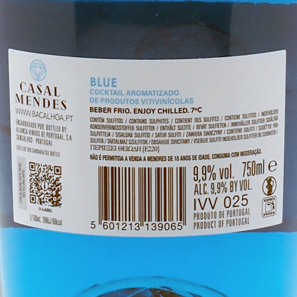 '- Casal Mendes Blue - White Wine - Portugal Best Wines