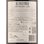 Alfacinha Lisboa red wine back label Portugal