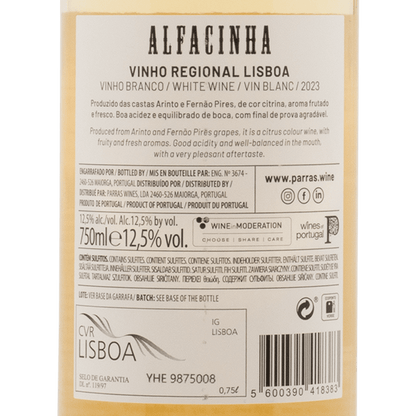 104713 - Alfacinha White - Red Wine - Portugal Best Wines