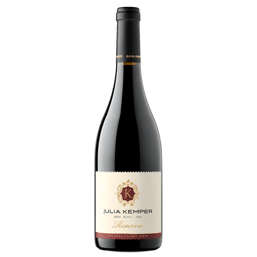 Julia Kemper Reserva wine bottle on a white background