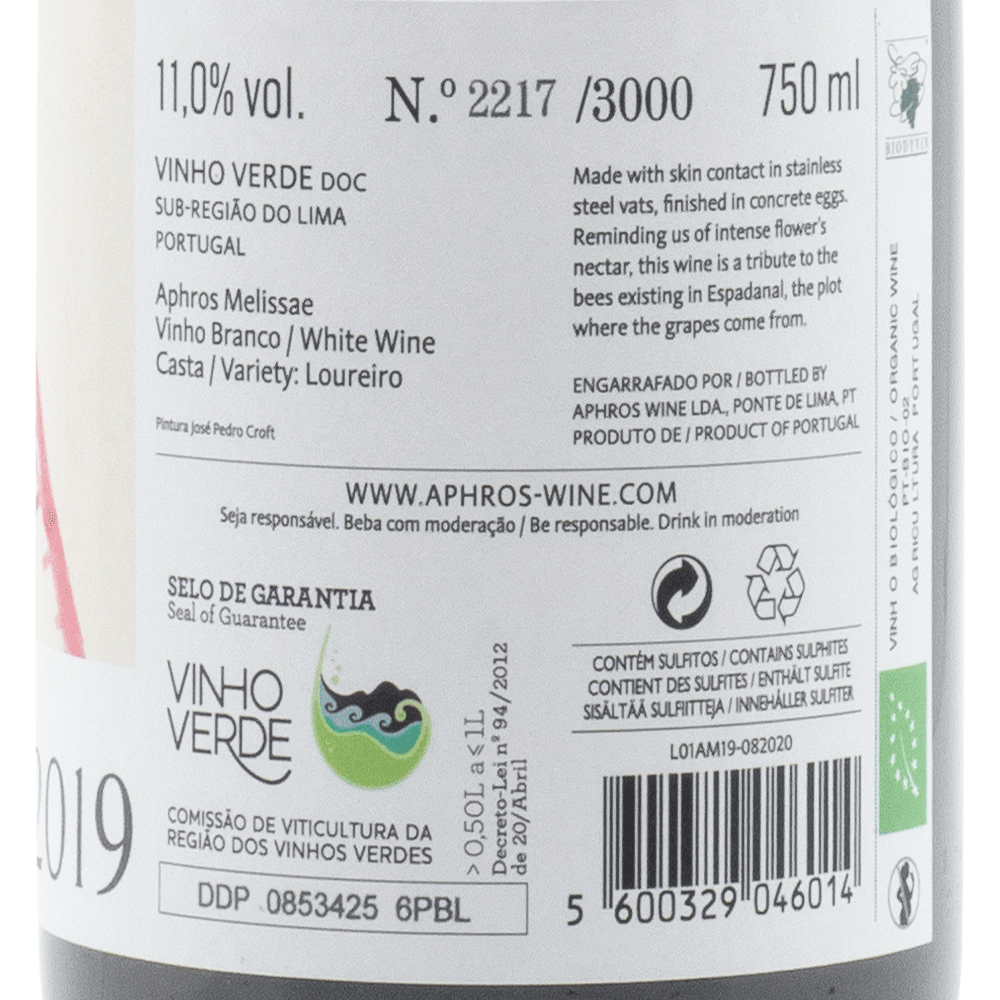Aphros Melissae - Portugal Best Wines
