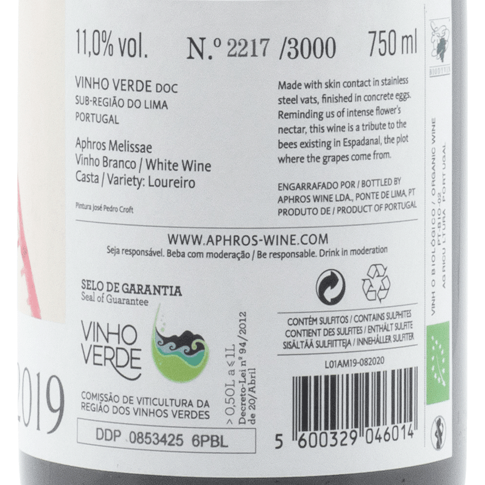 Aphros Melissae - Portugal Best Wines