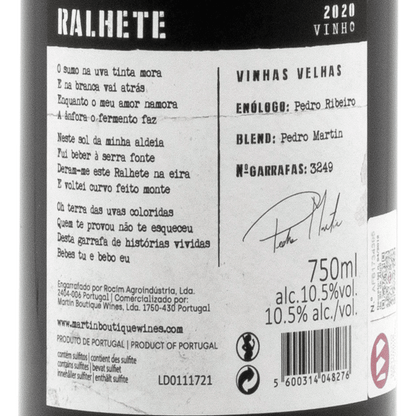 Ralhete Palhete - Portugal Best Wines