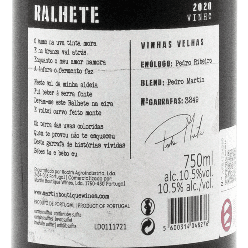 Ralhete Palhete - Portugal Best Wines