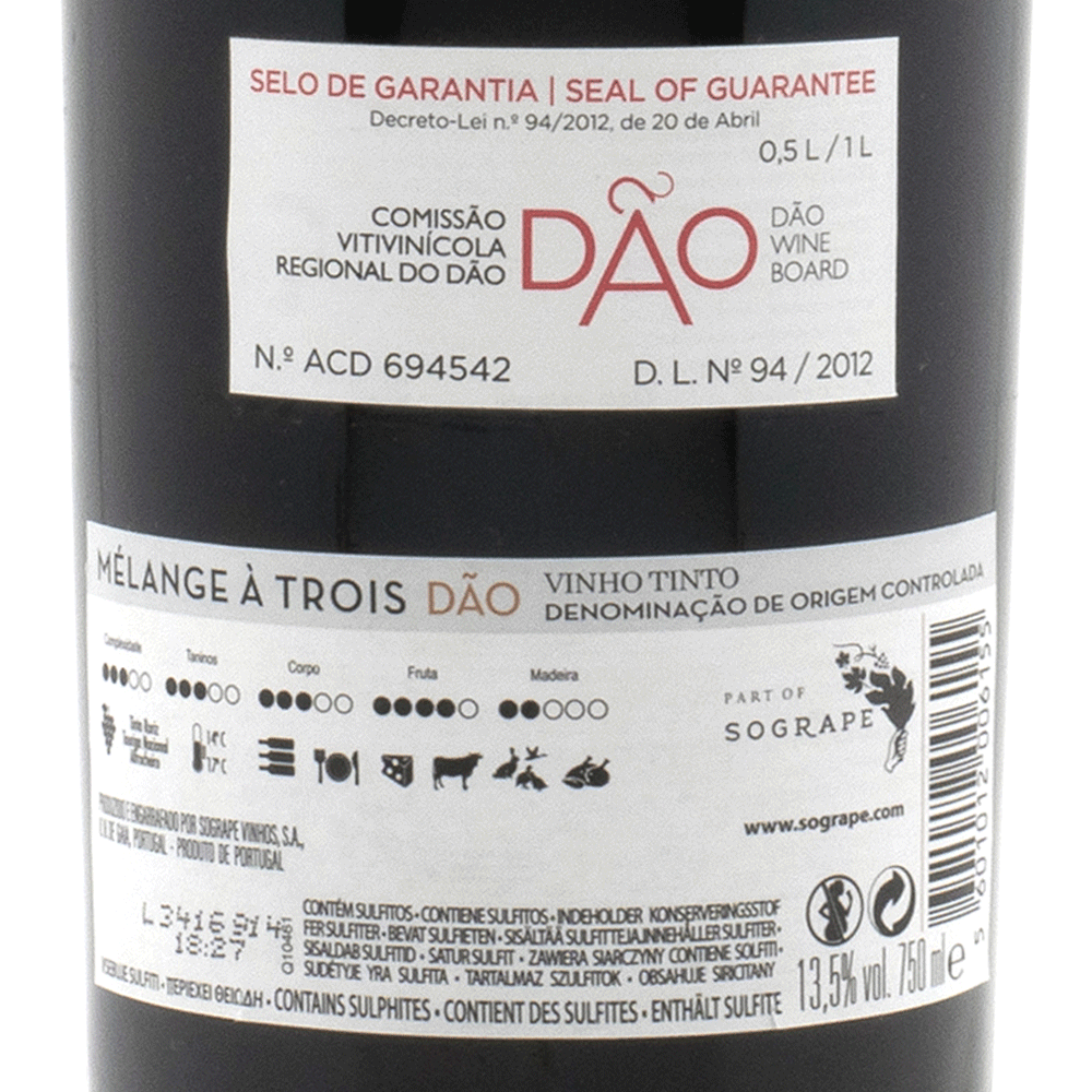 106594 - Melange à trois - Red Wine - Portugal Best Wines