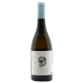 Tarelo white wine bottle with a label featuring a profile of a head and brain