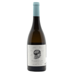Tarelo white wine bottle with a label featuring a profile of a head and brain