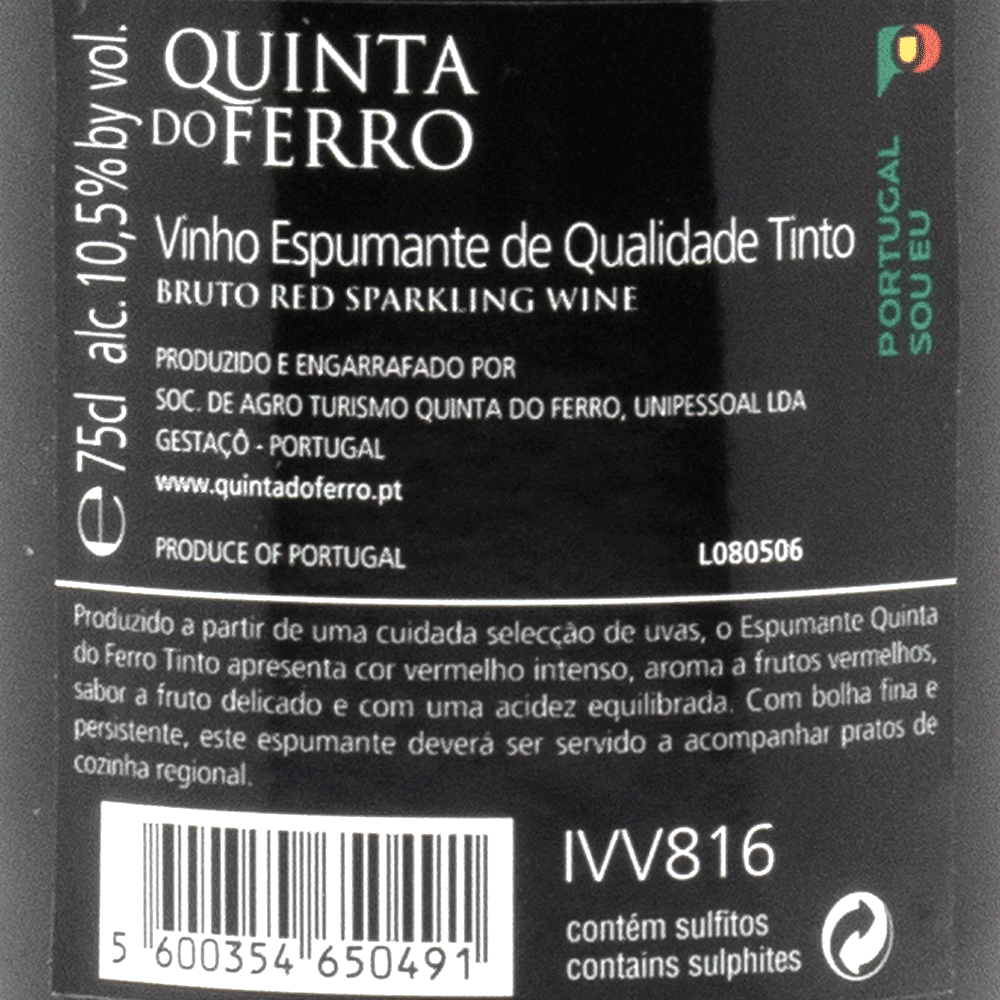 Quinta do Ferro Brut - Bruno Ribeiro & Eugénio de Sousa lda - Portugal Best Wines
