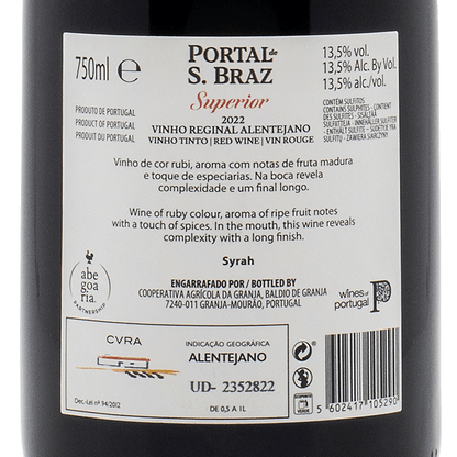 107383 - São Braz Syrah - Red Wine - Portugal Best Wines