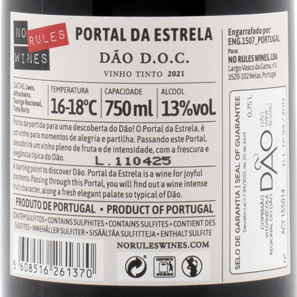 107467 - Portal da Estrela Red - Red Wine - Portugal Best Wines