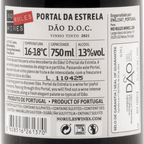 Portal da Estrela Red close-up back label 