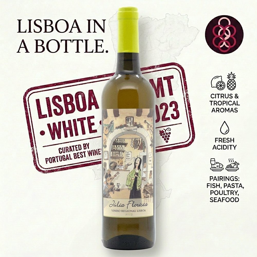 107547 - Júlia Florista White 2023 - White Wine - Portugal Best Wines