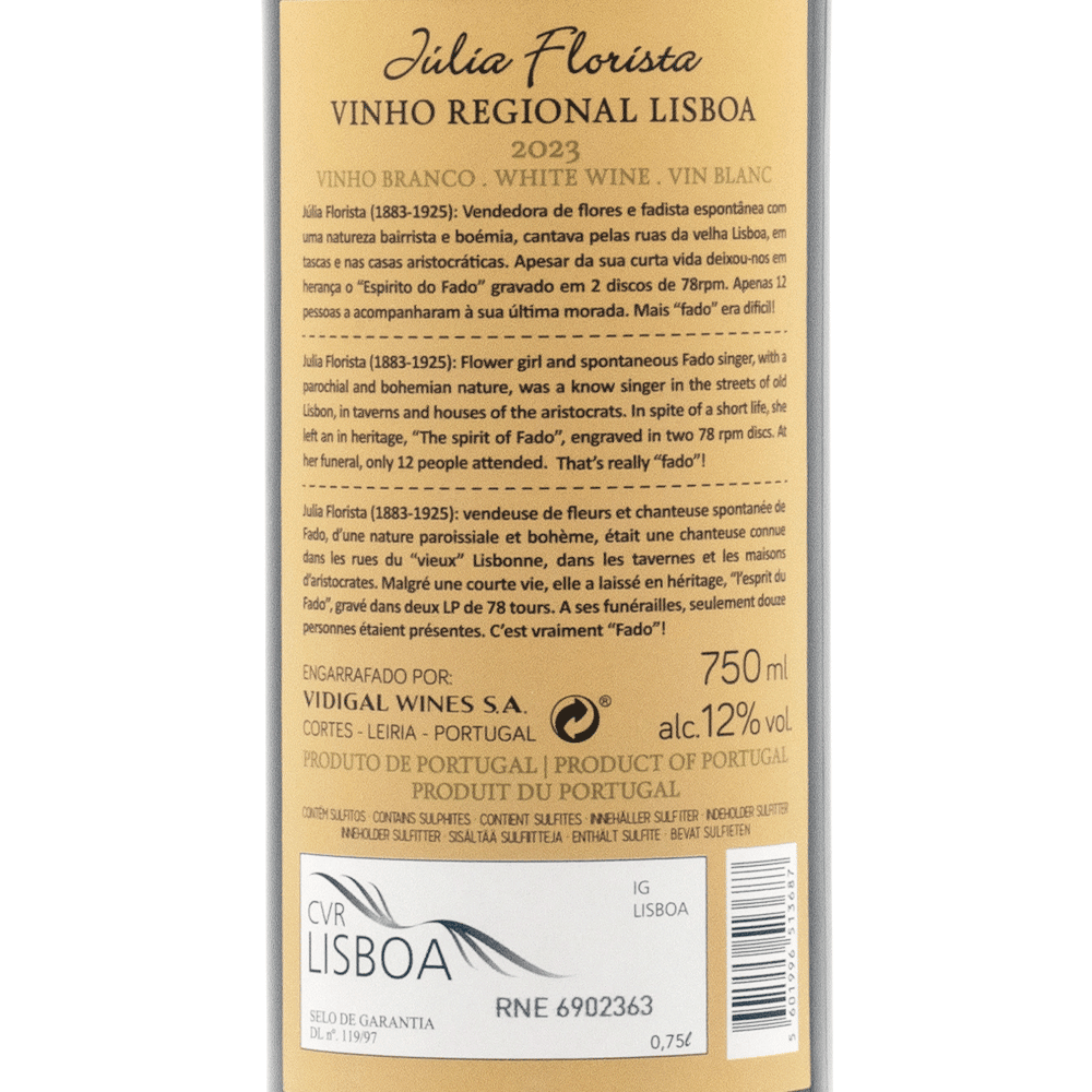 Júlia Florista White - White Wine - Portugal Best Wines