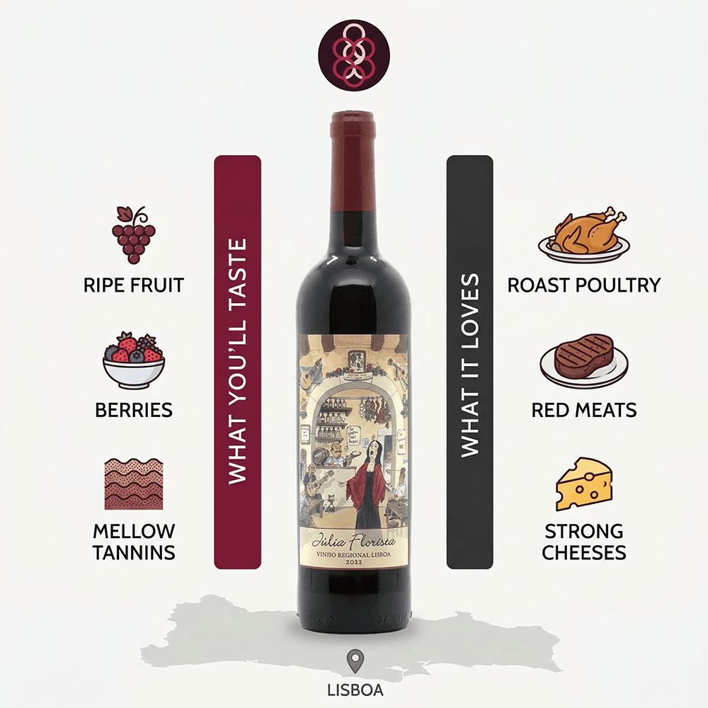 107548 - Júlia Florista Red 2022 - Red Wine - Portugal Best Wines