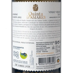 Quinta d'Amares Vinho Verde wine bottle label on a white background