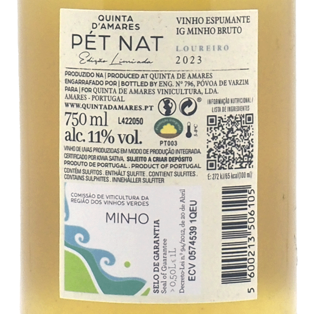 Quinta d'Amares Pet Nat - Portugal Best Wines