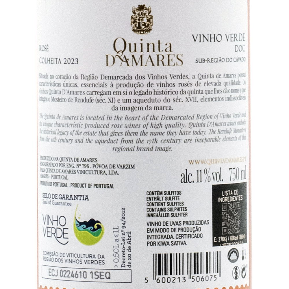 Quinta d'Amares Rosé - Portugal Best Wines