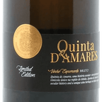 Quinta D'Amares wine bottle with gold label and text