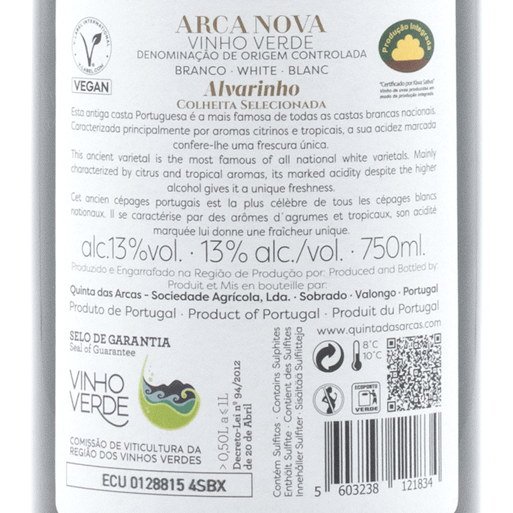 Arca Nova Alvarinho - Portugal Best Wines