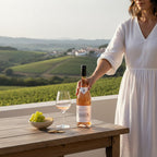 Portugal Best Wines Arca Nova Rosé 2024, a light pink organic and vegan wine from Vinho Verde with red fruit aromas.