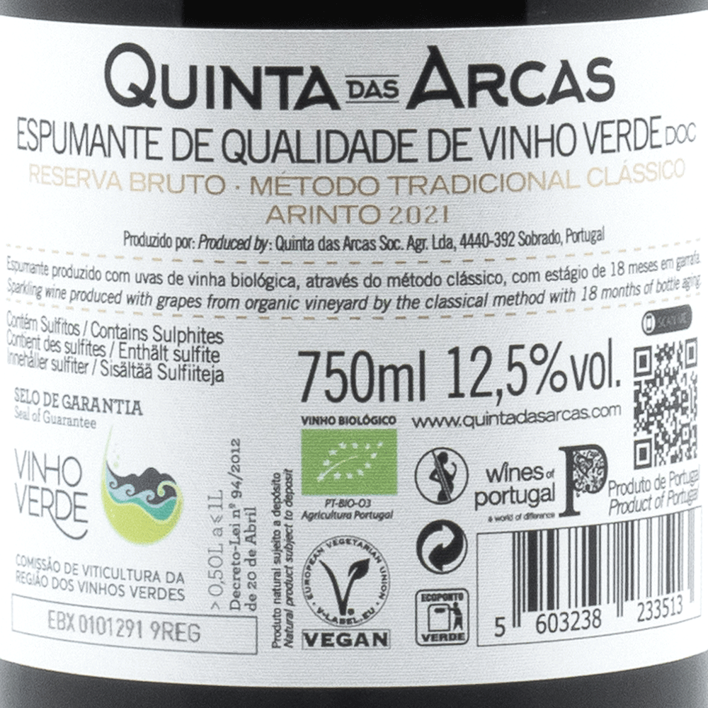 Quinta das Arcas Brut - Portugal Best Wines