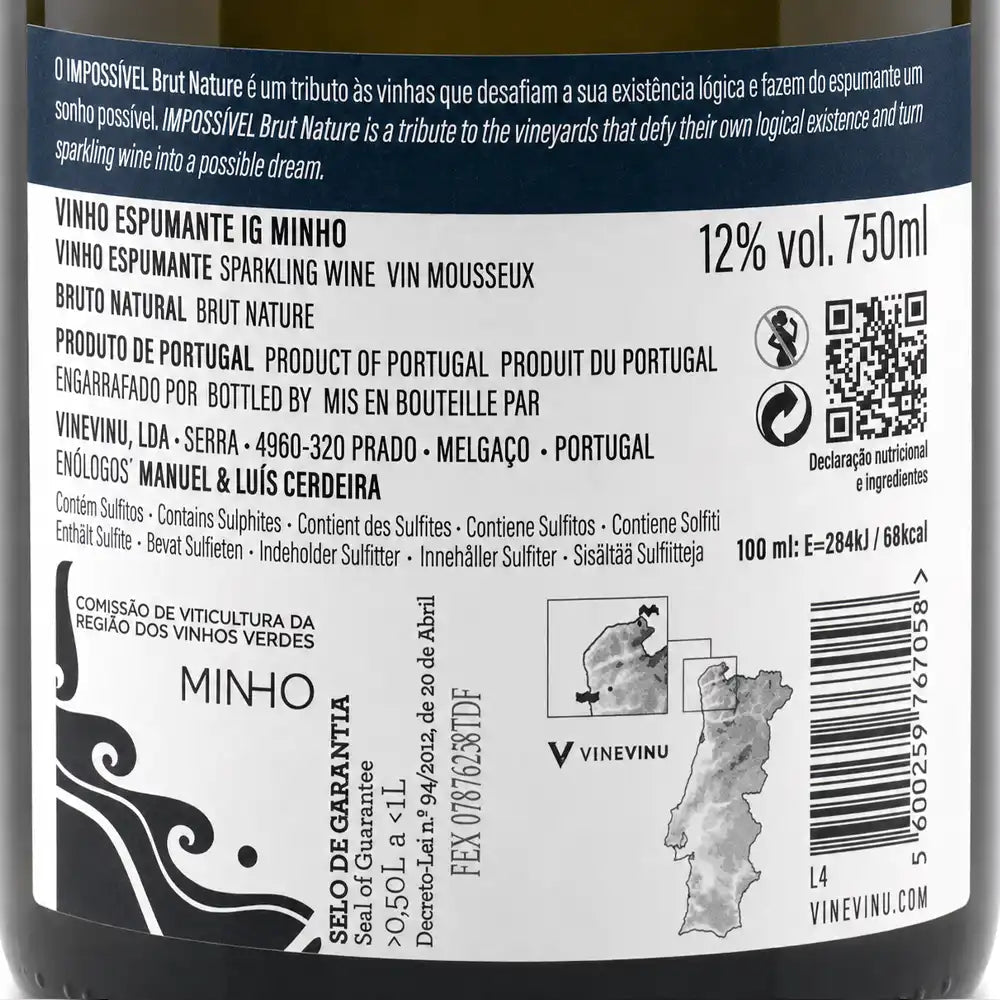 Impossivel sparkling wine