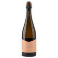 Bottle of Rosé Almanua Brut sparkling wine on a white background