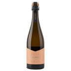 Bottle of Rosé Almanua Brut sparkling wine on a white background